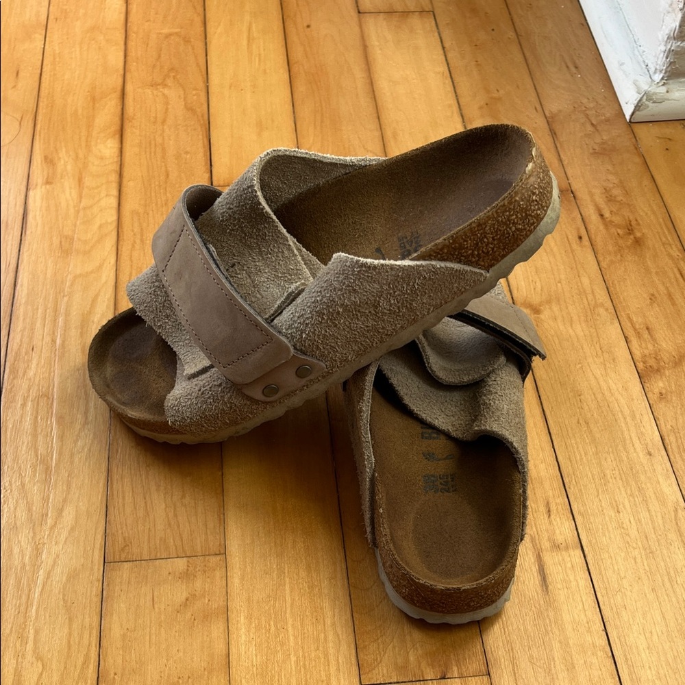 Birkenstock Tan Suede Sandals